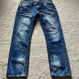 Black Label Jeans 32/30 Mens Low Rise Straight